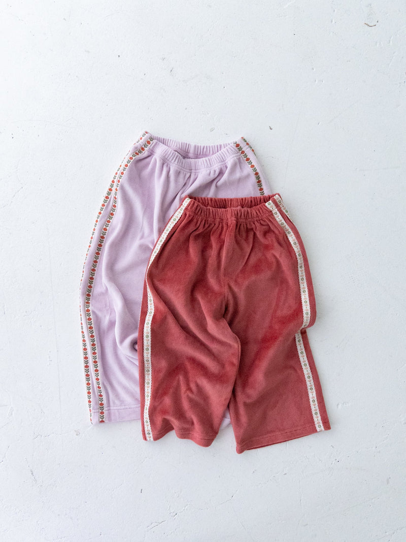 Flower line pants