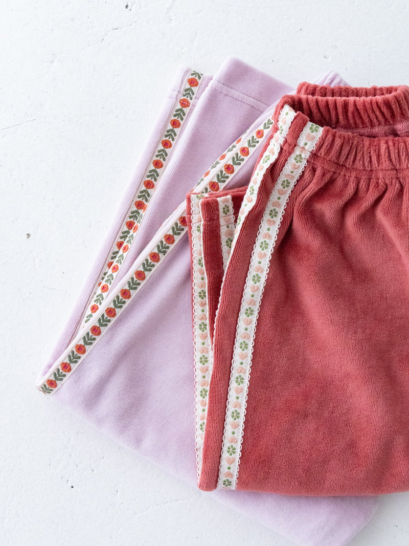 Flower line pants