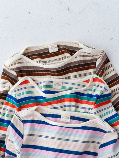 Boat neck tee