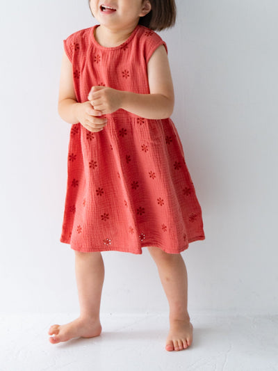 Flower crepe dress