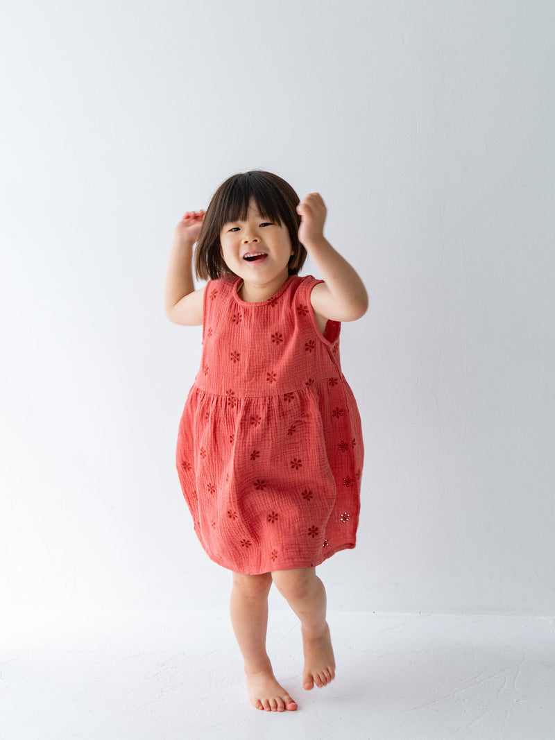 Flower crepe dress