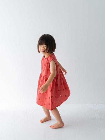 Flower crepe dress