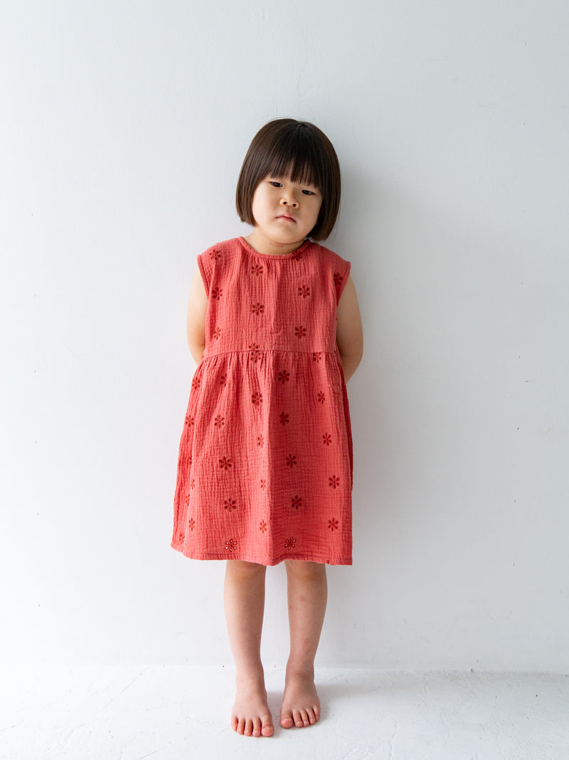 Flower crepe dress