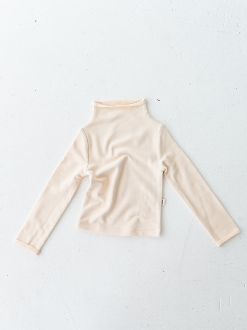 Fluffy warm high neck