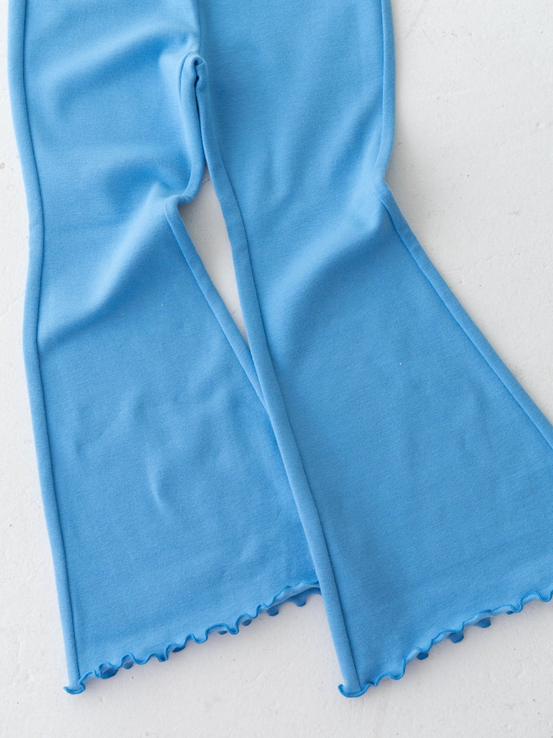 Flare cotton pants