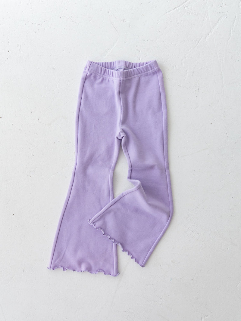 Flare cotton pants