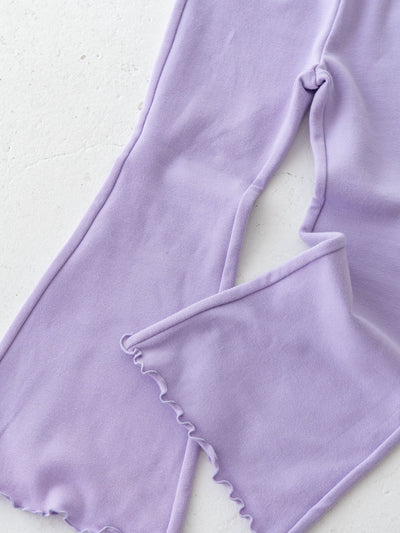 Flare cotton pants
