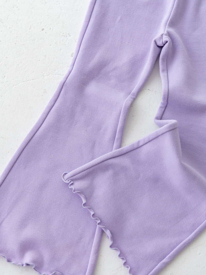 Flare cotton pants