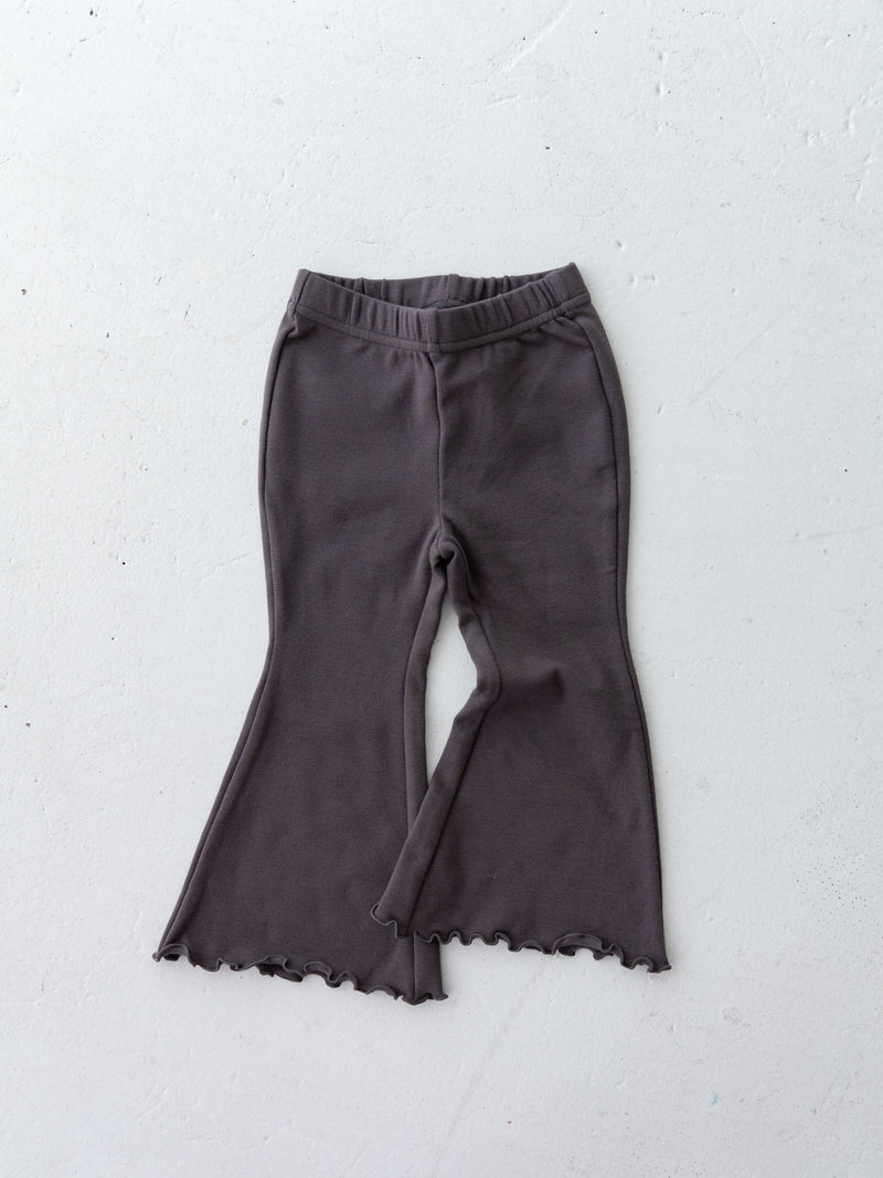 Flare cotton pants