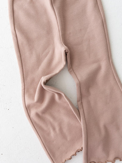 Flare cotton pants
