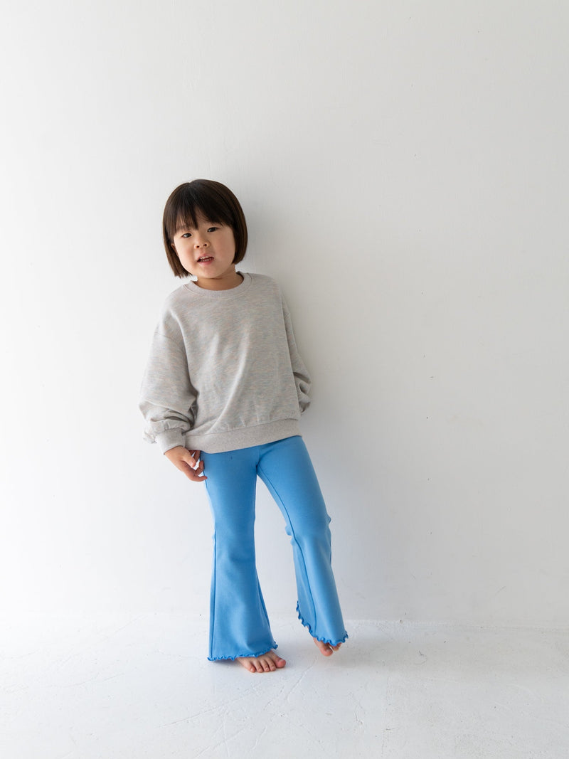 Flare cotton pants