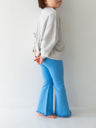 Flare cotton pants