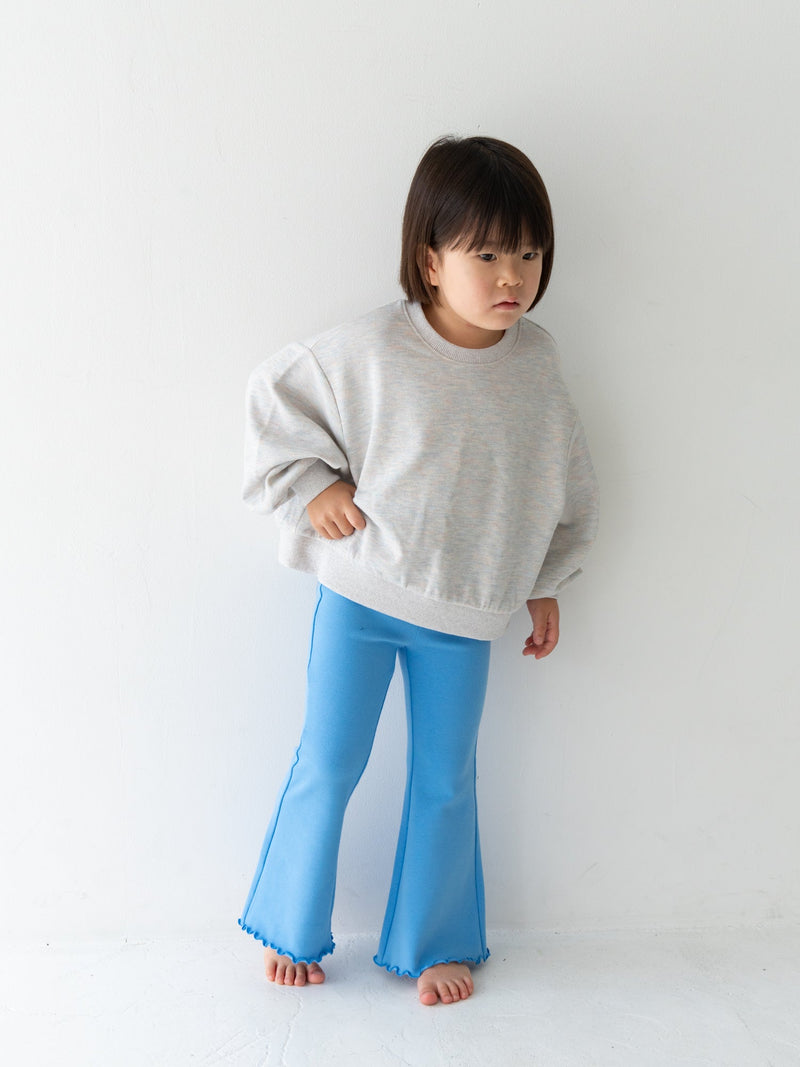 Flare cotton pants