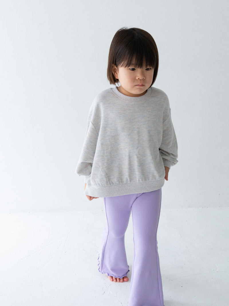 Flare cotton pants