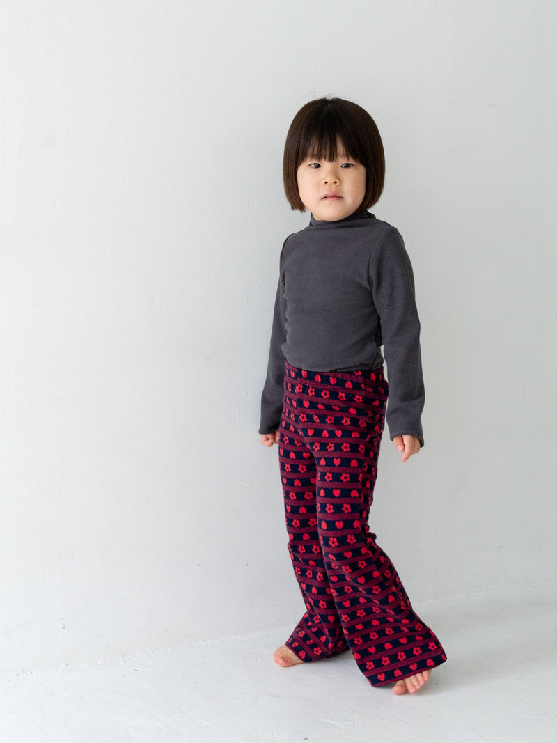 Flower heart pants