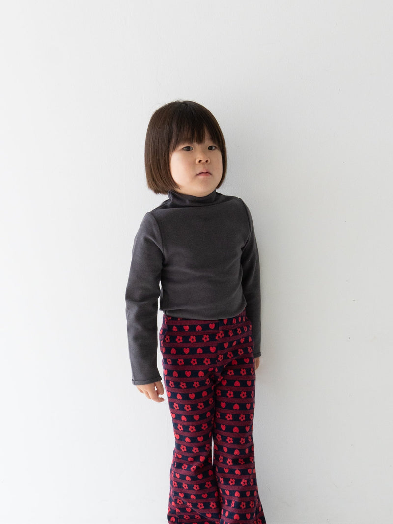 Flower heart pants