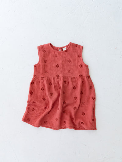 Flower crepe dress