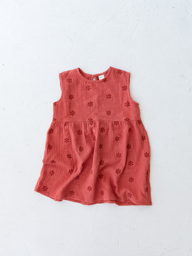 Flower crepe dress