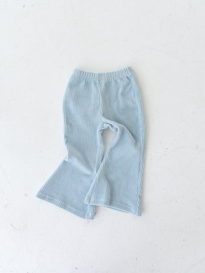 Velour flare pants