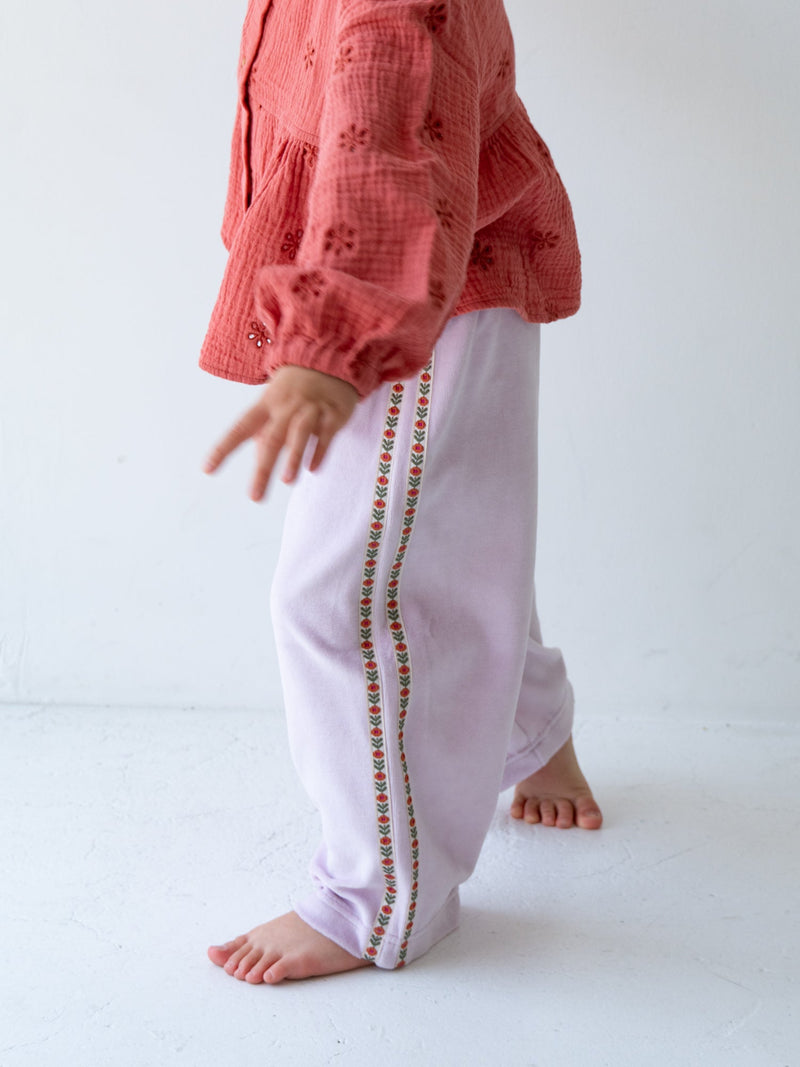 Flower line pants