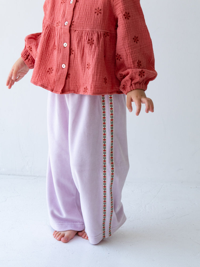 Flower line pants