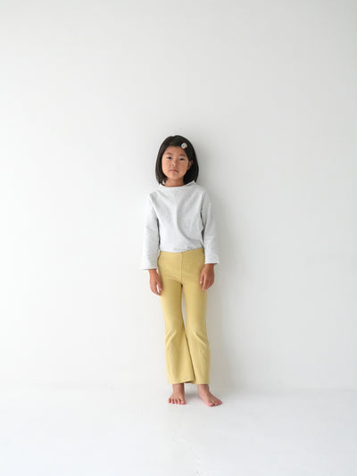 Flare cotton pants