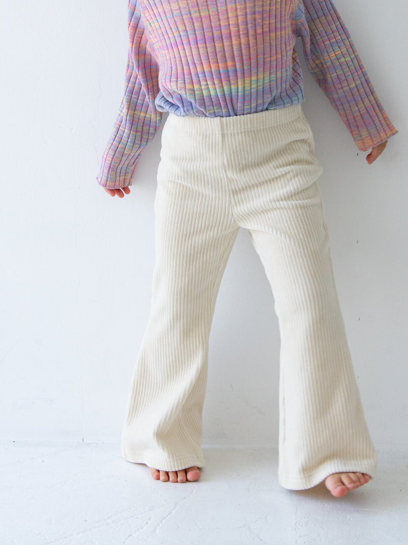 Velour flare pants