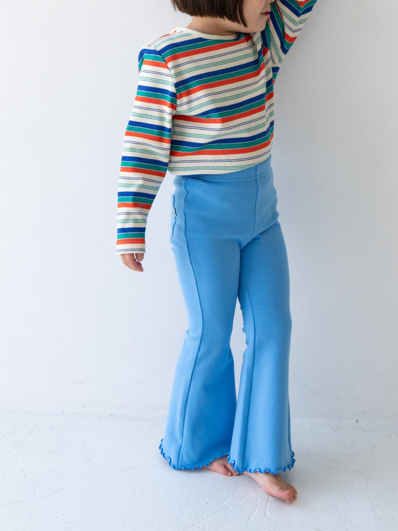 Flare cotton pants