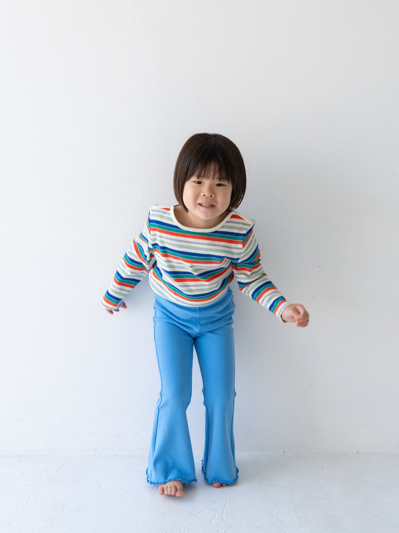 Flare cotton pants