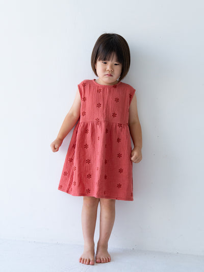 Flower crepe dress