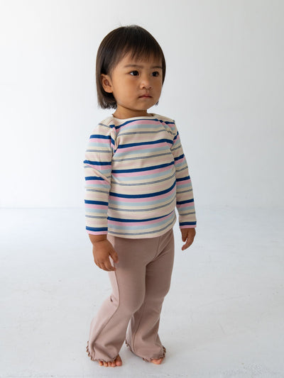 Flare cotton pants