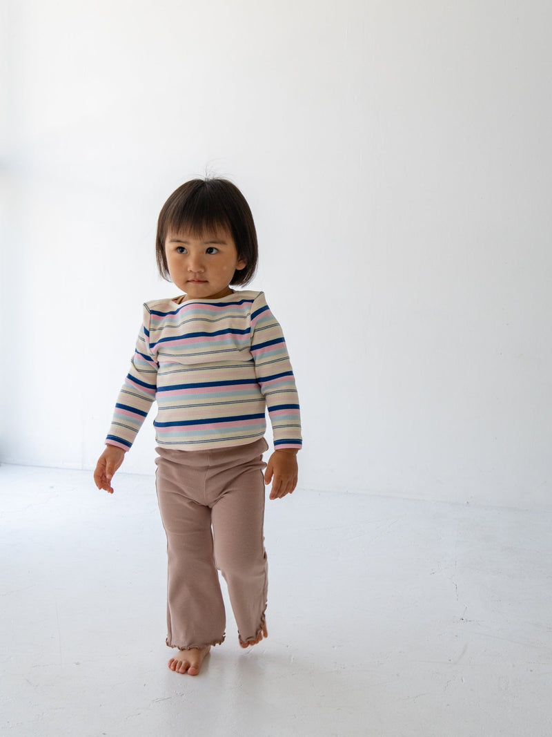 Flare cotton pants