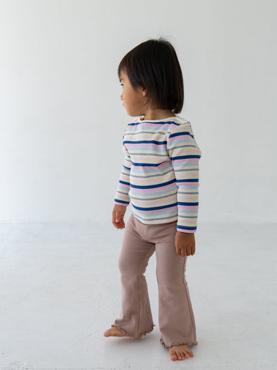 Flare cotton pants