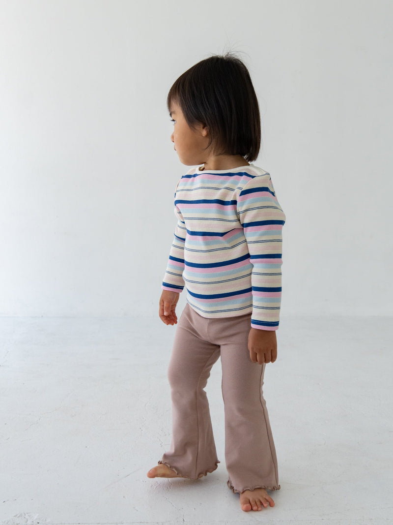 Flare cotton pants
