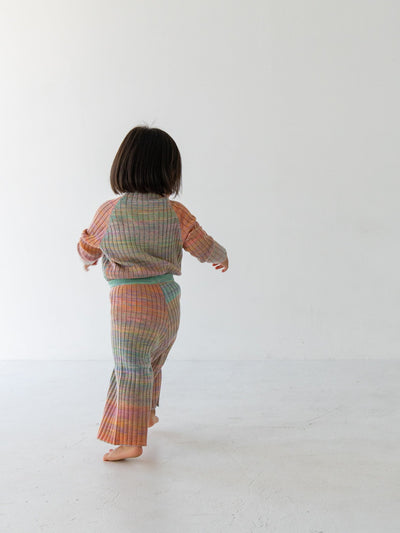 Gradation knit pants