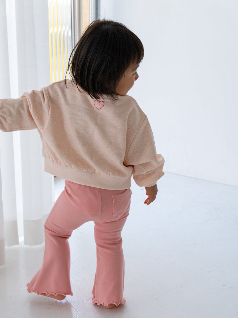 Flare cotton pants