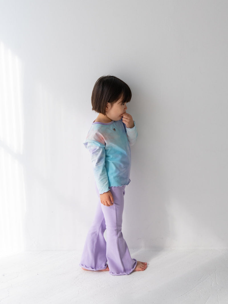 Flare cotton pants