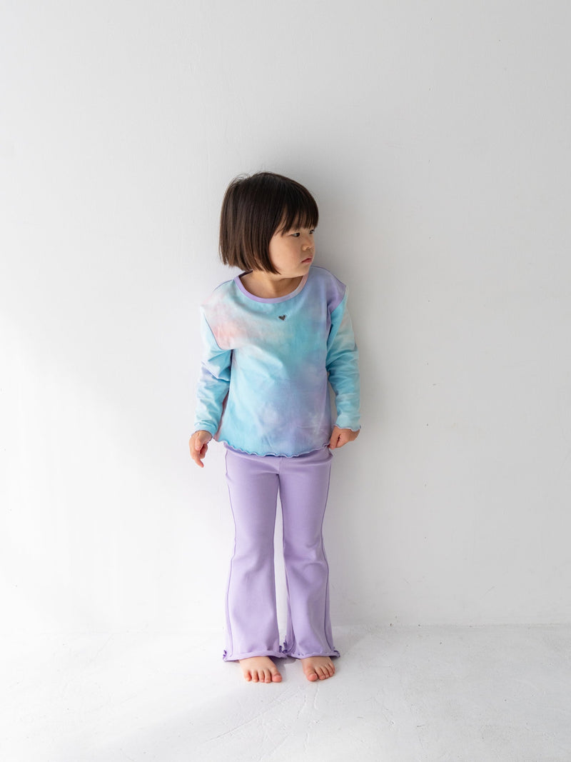 Flare cotton pants