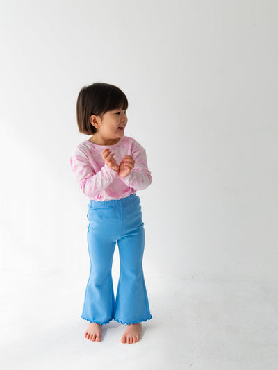 Flare cotton pants