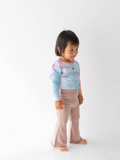 Flare cotton pants