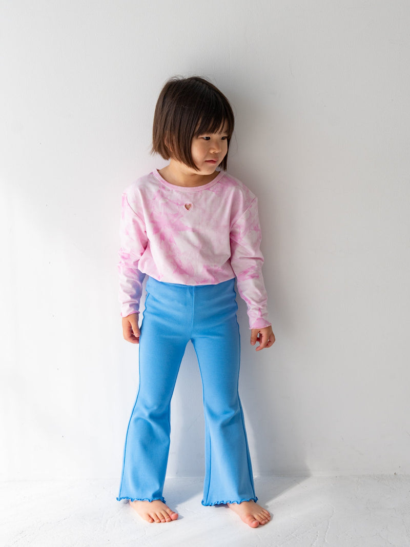 Flare cotton pants