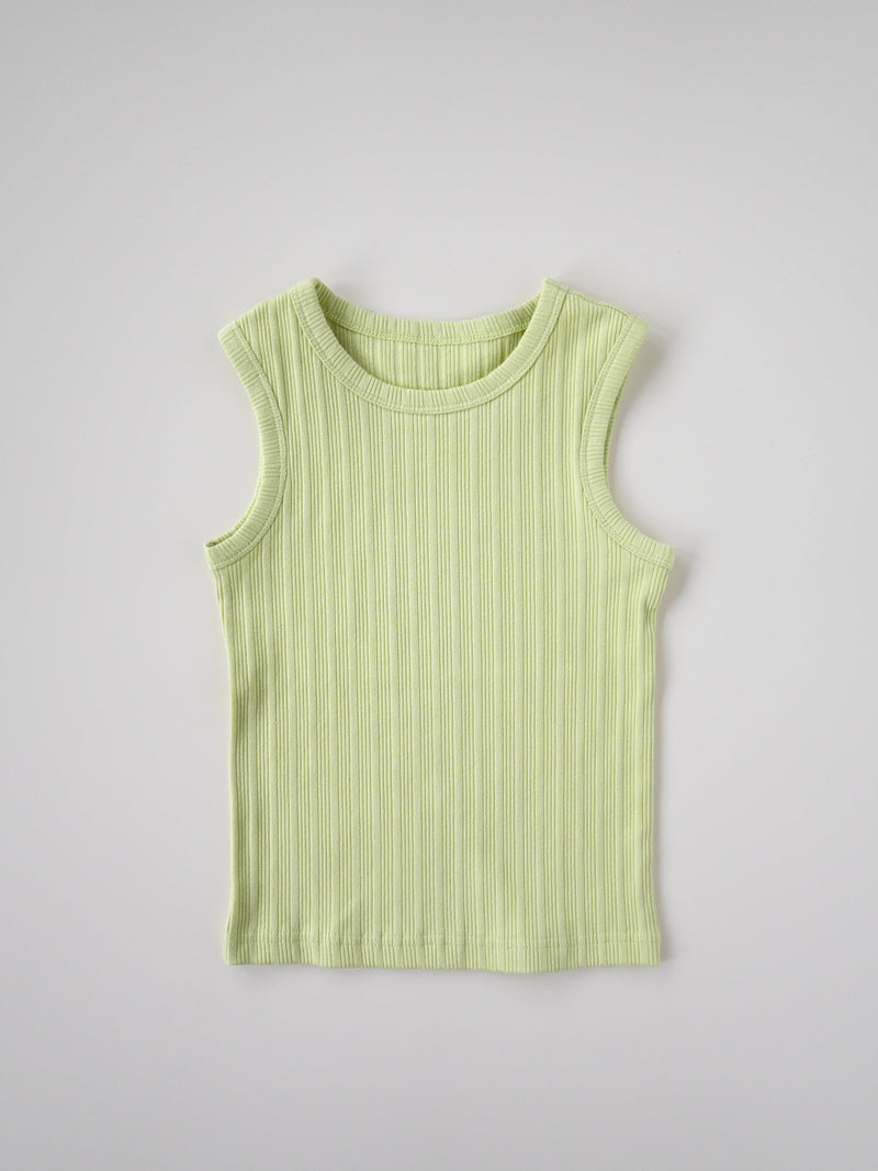 Ribbed sleeveless