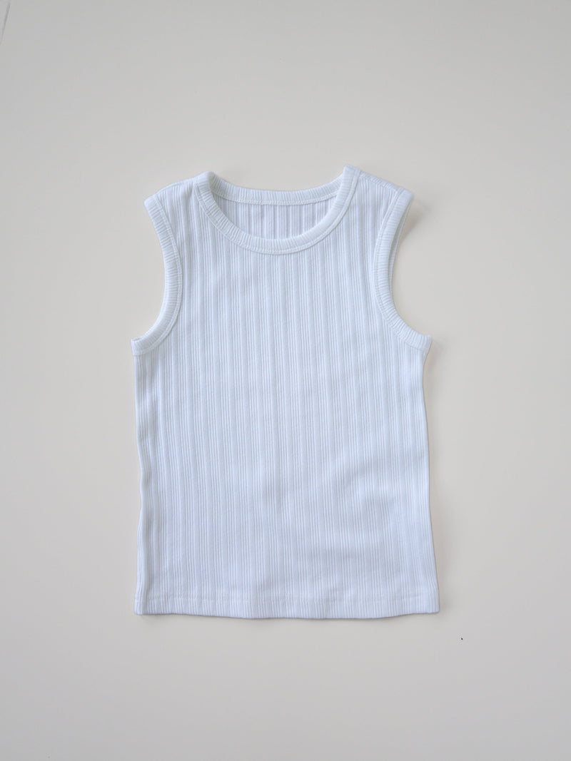 Ribbed sleeveless new（5月下旬頃）