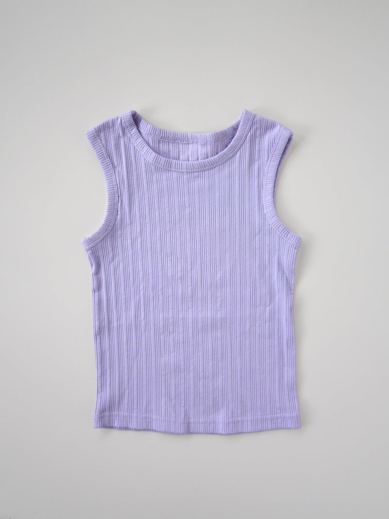 Ribbed sleeveless new（5月下旬頃）