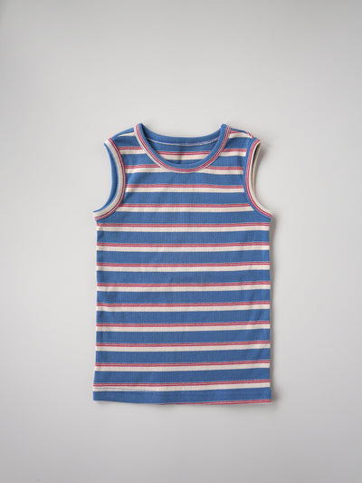 Stripe sleeveless