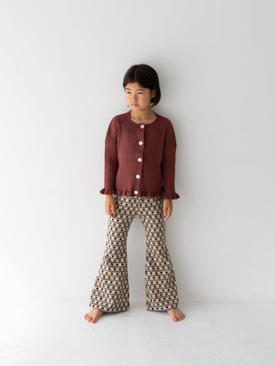 Flower heart pants
