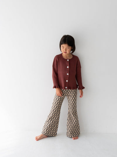 Flower heart pants