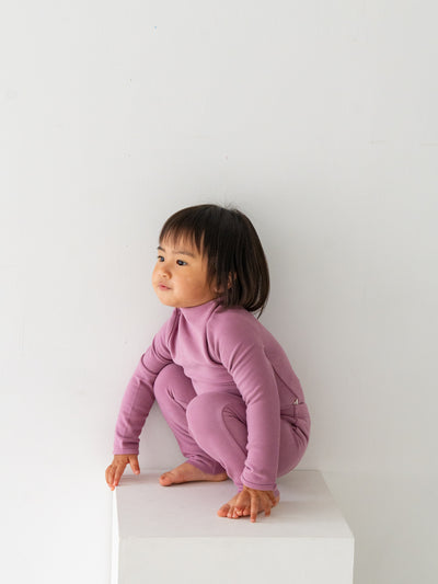 Fluffy warm high neck