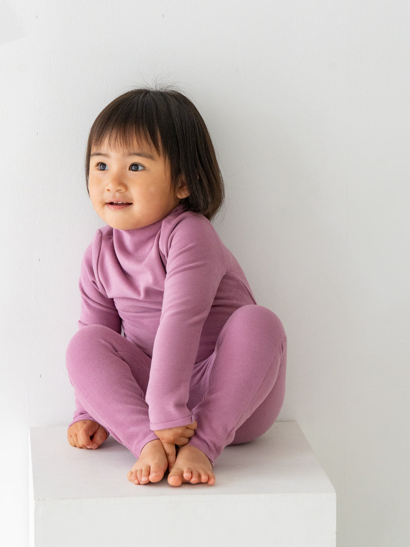 Fluffy warm high neck