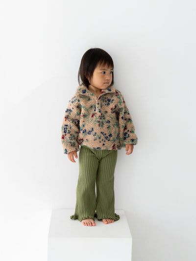 Knit frill pants